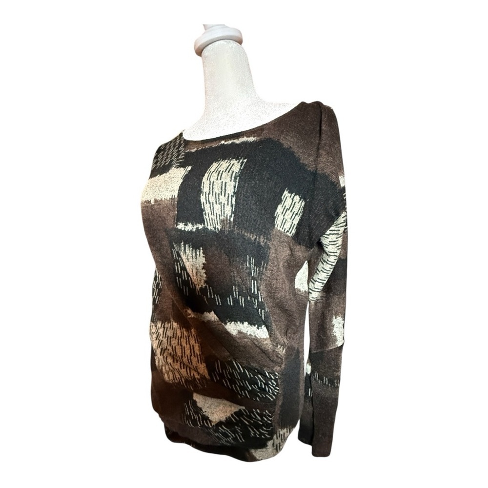 Donna Degnan Textured Knit Sweater Medium - Designer Quality - Picture 3 of 6